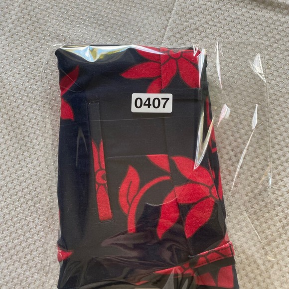 Banana Republic Sloan Ankle Pants Trouser Floral Blue Red Womens Size 8S Short - Picture 14 of 14